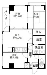 ルート南常盤台の物件間取画像